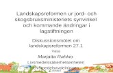 Marjatta Rahkio / Landskapsreformen