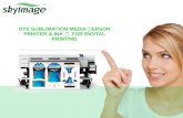 Dye sublimation media（epson printer & ink ） for DIGITAL PRINTING