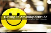 Having an Amazing Attitude