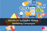 Secrets Of Successful Mobile Marketing Campaign