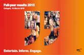 Az RTL Group 2015-ös eredményei