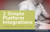 2 simple platform integrations   bomb bomb to cinc and gmail + add-ons