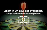 Zoom In On Your Top Prospects: 4 Steps to Better Leads and Stronger Sales