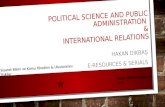 Political science and public administration   International relations