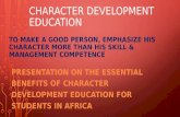 Online Presentation Character development education
