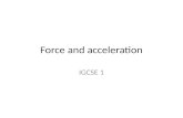 Force and acceleration simplified