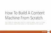 How Startups Can Build A Content Marketing Machine