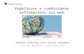 Pubblicare e condividere informazioni sul web