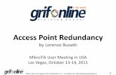 Access point redundancy, by Lorenzo Busatti - MikroTik MUM USA Las Vegas 2011