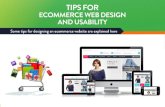 Tips for eCommerce Web Design