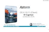 Alphorm formation OS X 10.11 Client El Capitan