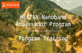 Hestan Nanoband Ambassador guidelines