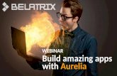 Build amazing apps with Aurelia - Webinar Slides