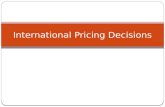 international pricing decisions