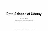 Data Science at Udemy