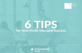 6 Tips for Nonprofit Inbound Marketing Success