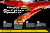 Process of food video production