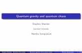 Quantum gravity and quantum chaos