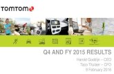 TomTom  Q4 and FY 2015 results presentation