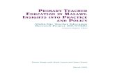 Primary teacher education in Malawi: Insights into practice and policy