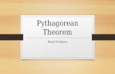 Pythagorean theorem word problems for table time