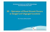 Flood Growth Factor Estimation