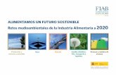 Informe FIAB – Alimentamos un futuro Sostenible