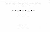 Sapientia Vol. LX, nº 218, 2005