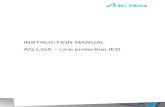 INSTRUCTION MANUAL AQ L3x9 – Line protection IED