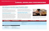 LEGAL ENGLISH PROGRAMS