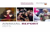 DeGroote School of Business 2015 Annual Report