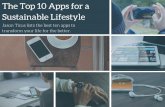 The Top 10 Apps for a Sustainable Lifestyle
