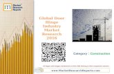 Global Door Hinge Industry Market Research 2016