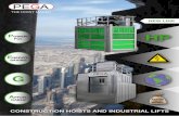 CONSTRUCTION HOISTS AND INDUSTRIAL LIFTS