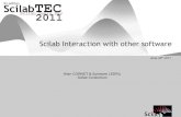 Scilab Interaction with other software