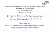 IWCE 2015 PTIG P25 User Experience Panel