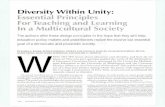 Diversity Within Unity: Essential Principles For Teaching