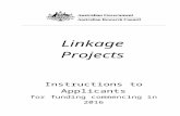 1.3 Key Dates – Linkage Projects for funding commencing in 2016