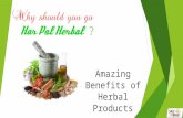 Amazing Benefits of Herbal Products