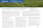 Archaeology of Mountain Landscapes: Interdisciplinary Research ...