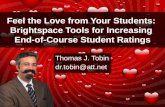 Webinar: Feel the Love from Your Students: Brightspace Tools for Increasing End-of-Course Student Ratings
