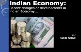Recent development in indian economy