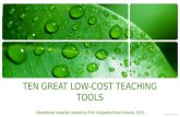 Ten great low cost teaching tools