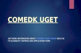COMEDK UGET 2017 Application Process
