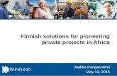Finnfund Africa Cleantech 13052016 - NATF - 13 May 2016