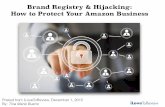 Brand Registry & Hijacking: How to Protect Your Amazon Business