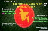 Traditions & culture of Bangladesh