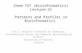 Bioinformatics lecture xxi