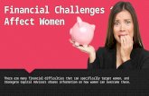 Jameson Van Houten shares financial challenges that affect women