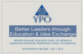 07.12.2015 building better leaders through education & idea exchange